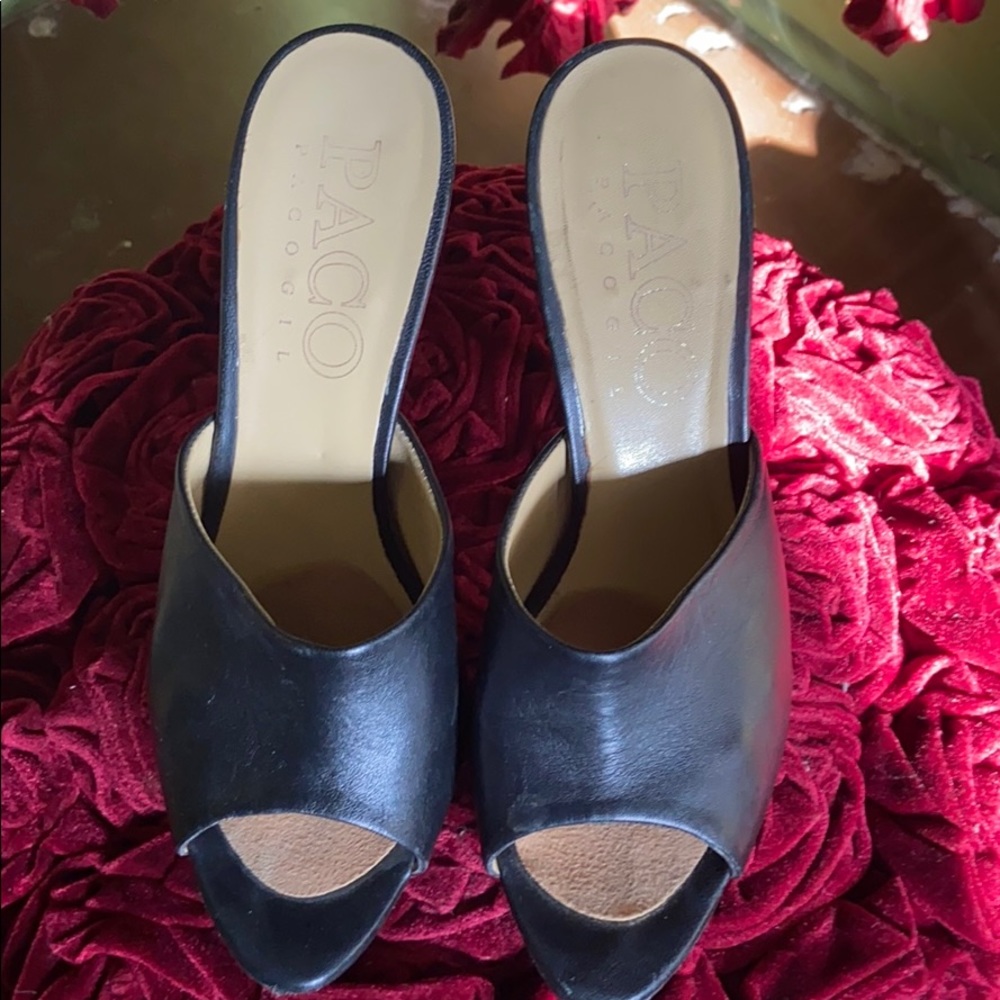 Paco Pacogil leather platform
